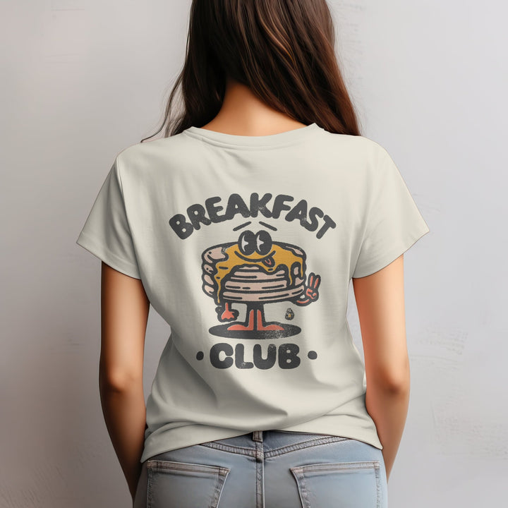 Breakfast Club Pancake T - Shirt - Funny Pancake Shirt - Foodie Aesthetic Shirt - Retro Vintage Tee - Food Lover Gift - Breakfast Club Unisex Shirt - Gifts Handmade