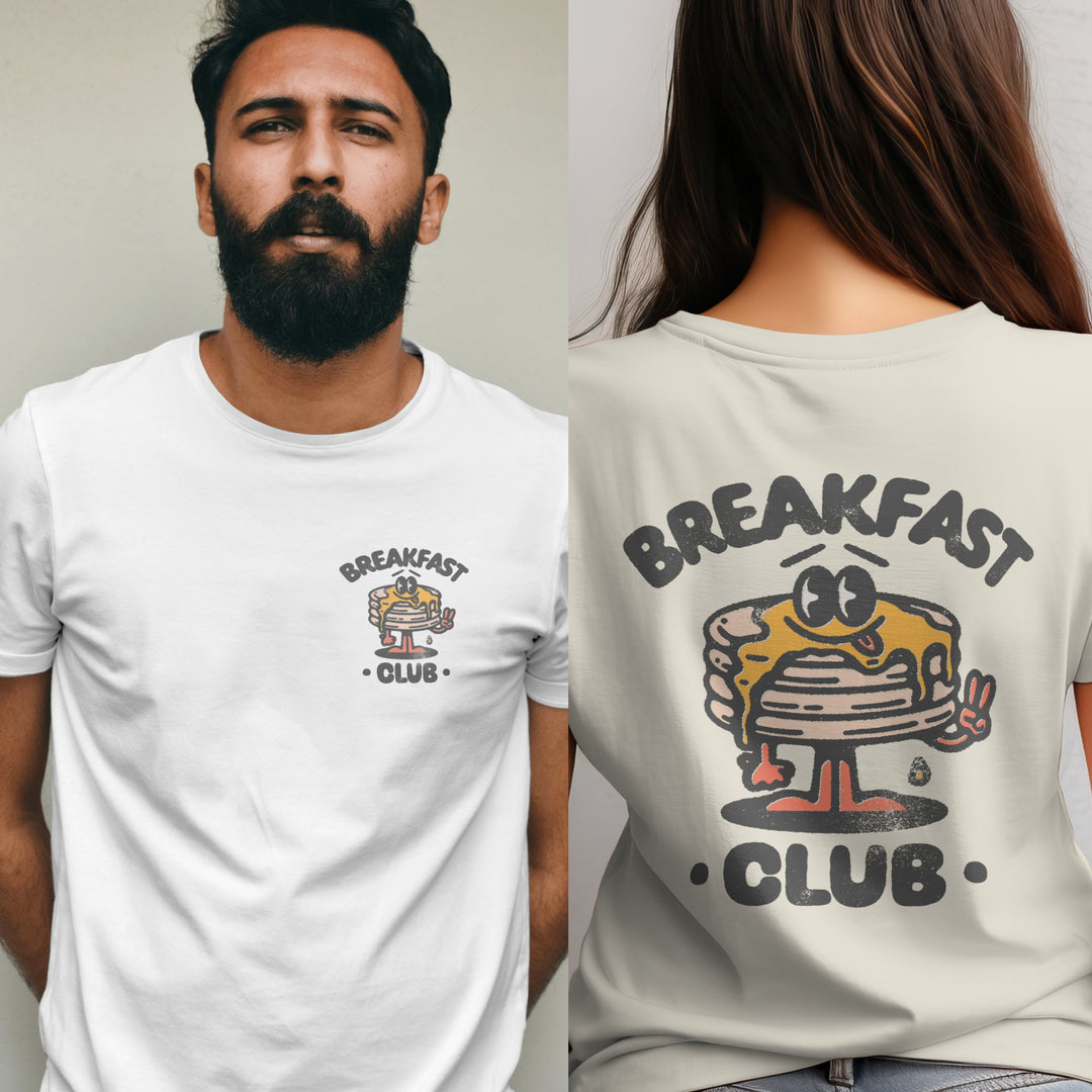 Breakfast Club Pancake T-Shirt - Funny Pancake Shirt - Foodie Aesthetic Shirt - Retro Vintage Tee - Food Lover Gift - Breakfast Club Unisex Shirt - Gifts Handmade