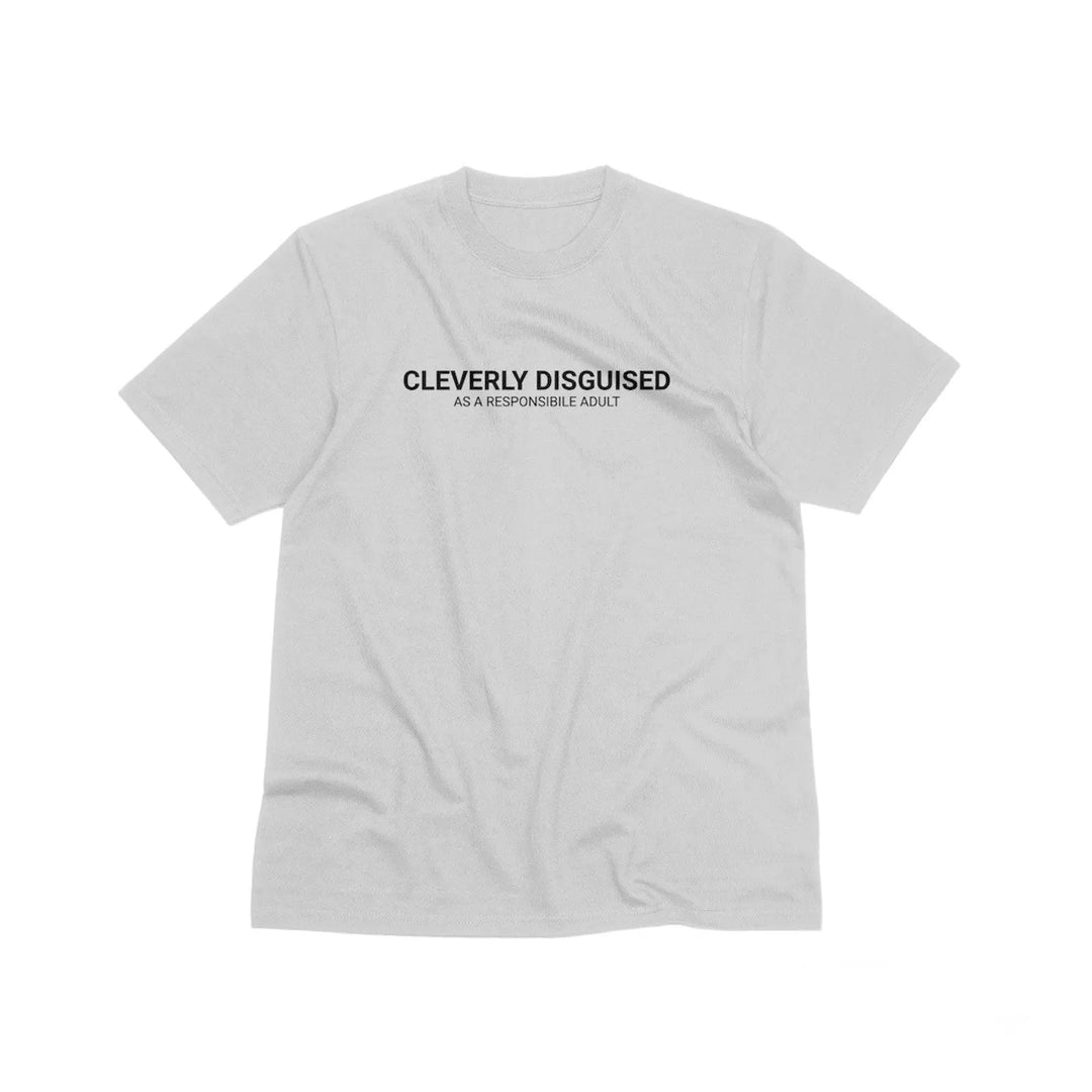 Cleverly Disguised Unisex T-Shirt in Grey
