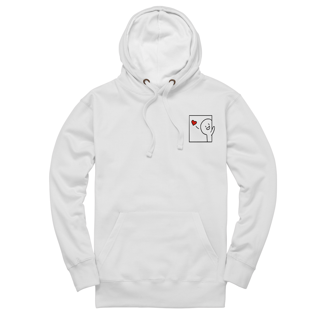 Custom Cuddle Box Matching Couple Unisex Hoodie, Personalised Valentine Embroidered Hoodie with Initial On Sleeve, Anniversary Couple Hoodie, Thoughtful Valentine’s Gift - Gifts Handmade