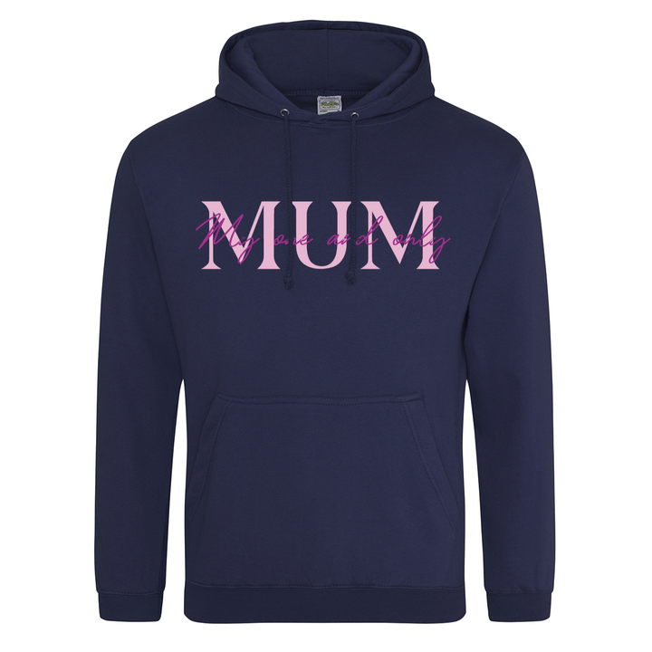 Custom Embroidered Overlapping Name Sweatshirt Hoodie - Gifts Handmade