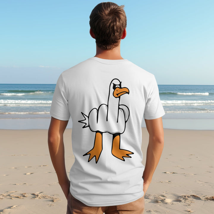 Duck You Unisex T - Shirt, Funny Middle Finger Duck Shirt, Funny Animal Angry Duck Shirt, Funny Gift for Duck Lovers, Funny Duck You Adult Tee - Gifts Handmade