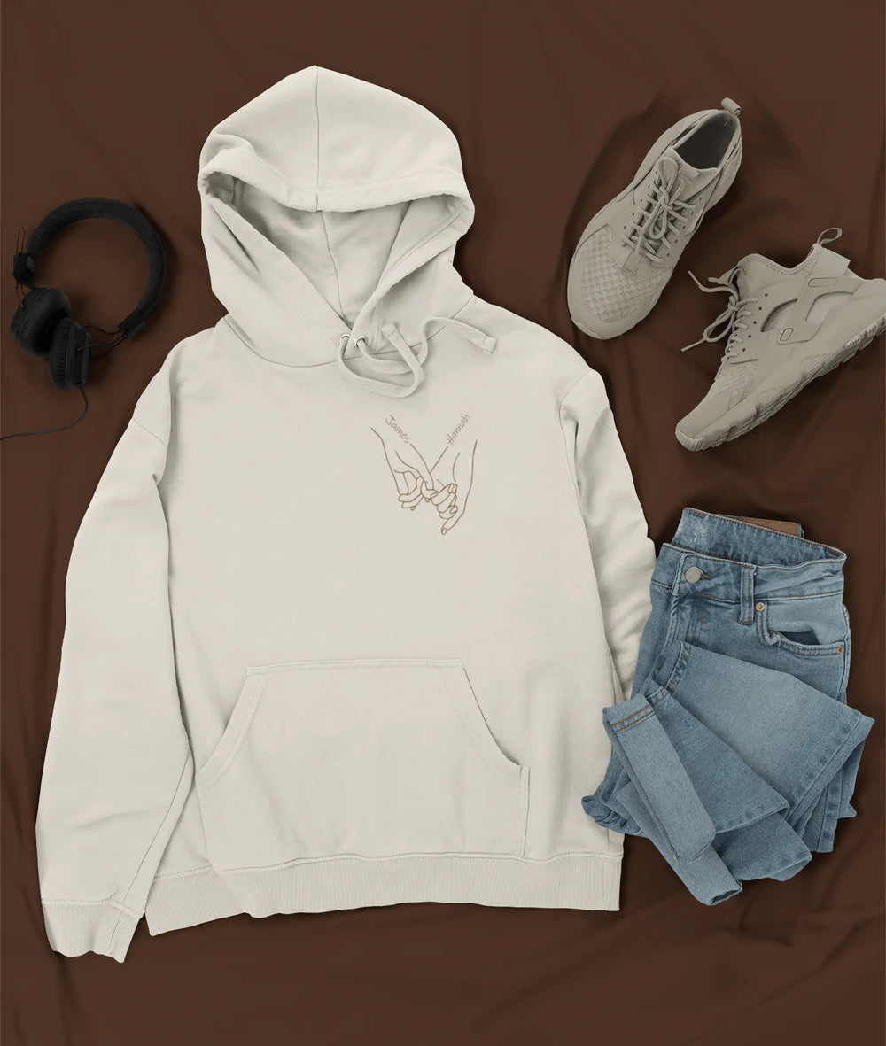 Embroidered Pinky Promise Unisex Hoodie - Gifts Handmade