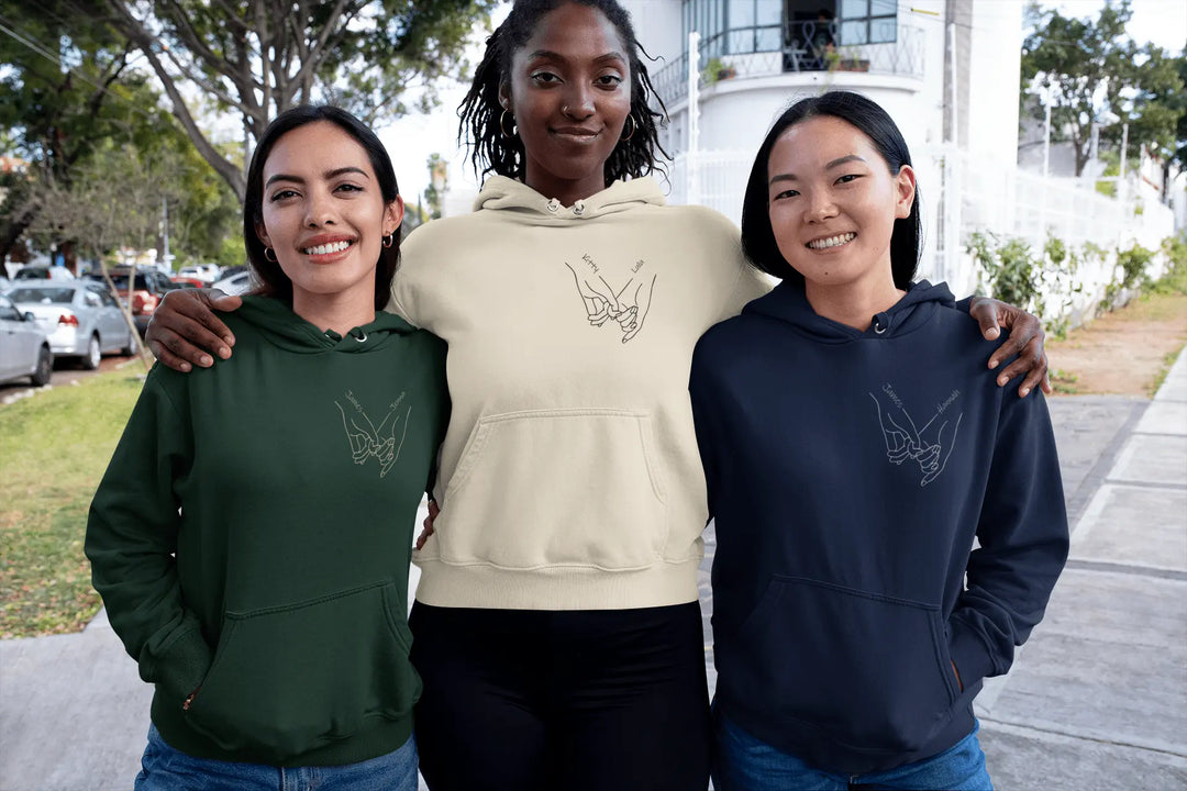 Custom Embroidered Pinky Promise Unisex Hoodie