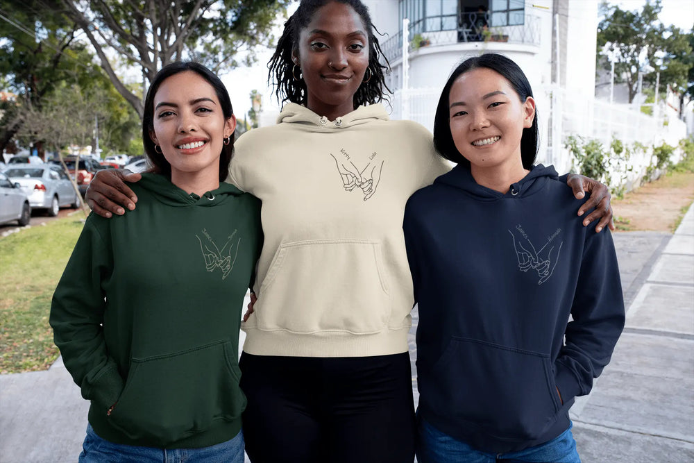 Embroidered Pinky Promise Unisex Hoodie - Gifts Handmade