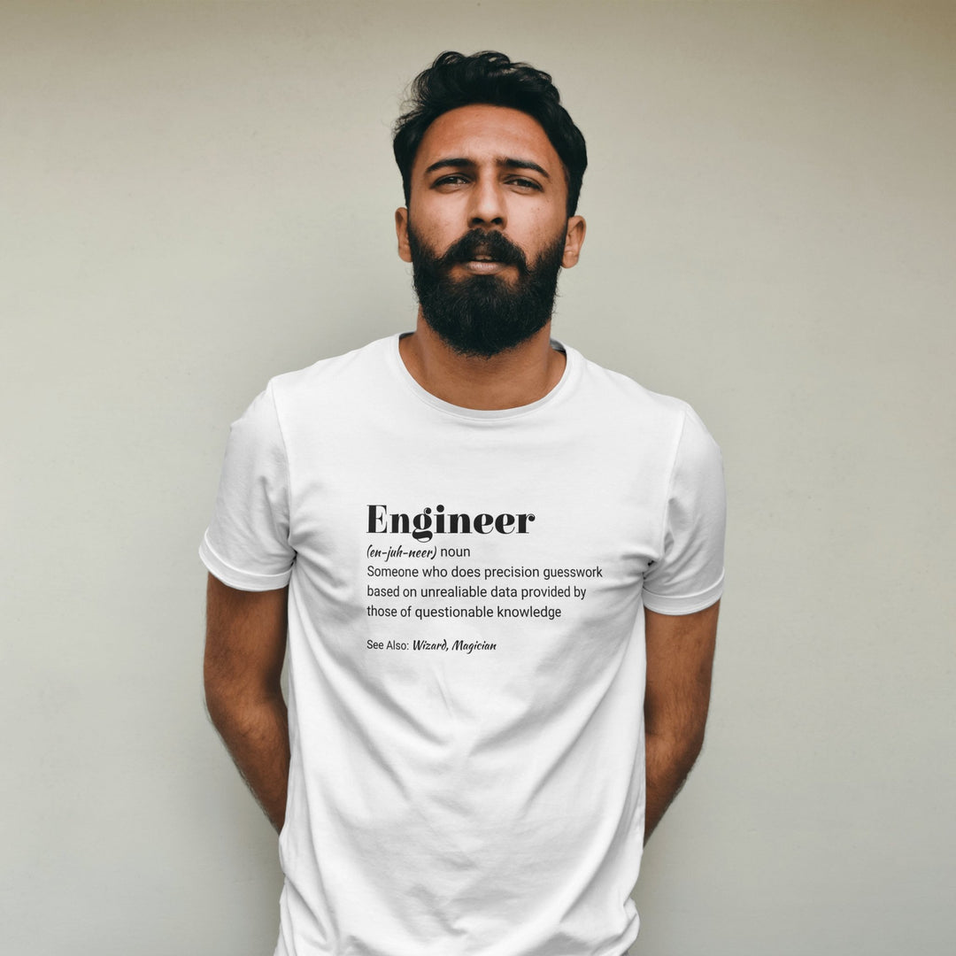 Engineer Unisex T - Shirt, Engineer Definition T - Shirt, Funny Unisex T - Shirt, Engineering Job Tee, Engineer Student T - Shirt, New Engineer Gift - Gifts Handmade