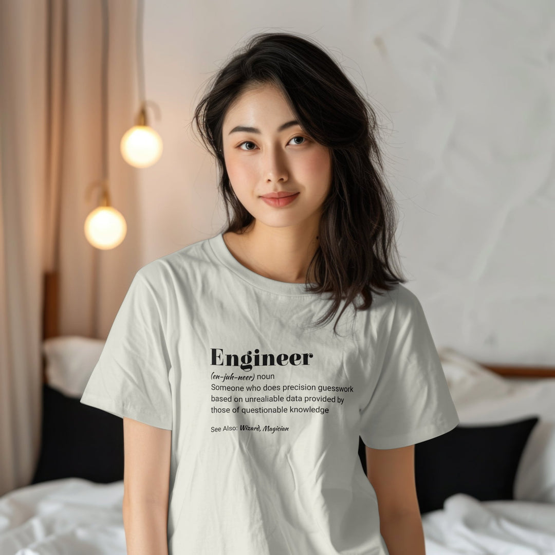 Engineer Unisex T - Shirt, Engineer Definition T - Shirt, Funny Unisex T - Shirt, Engineering Job Tee, Engineer Student T - Shirt, New Engineer Gift - Gifts Handmade