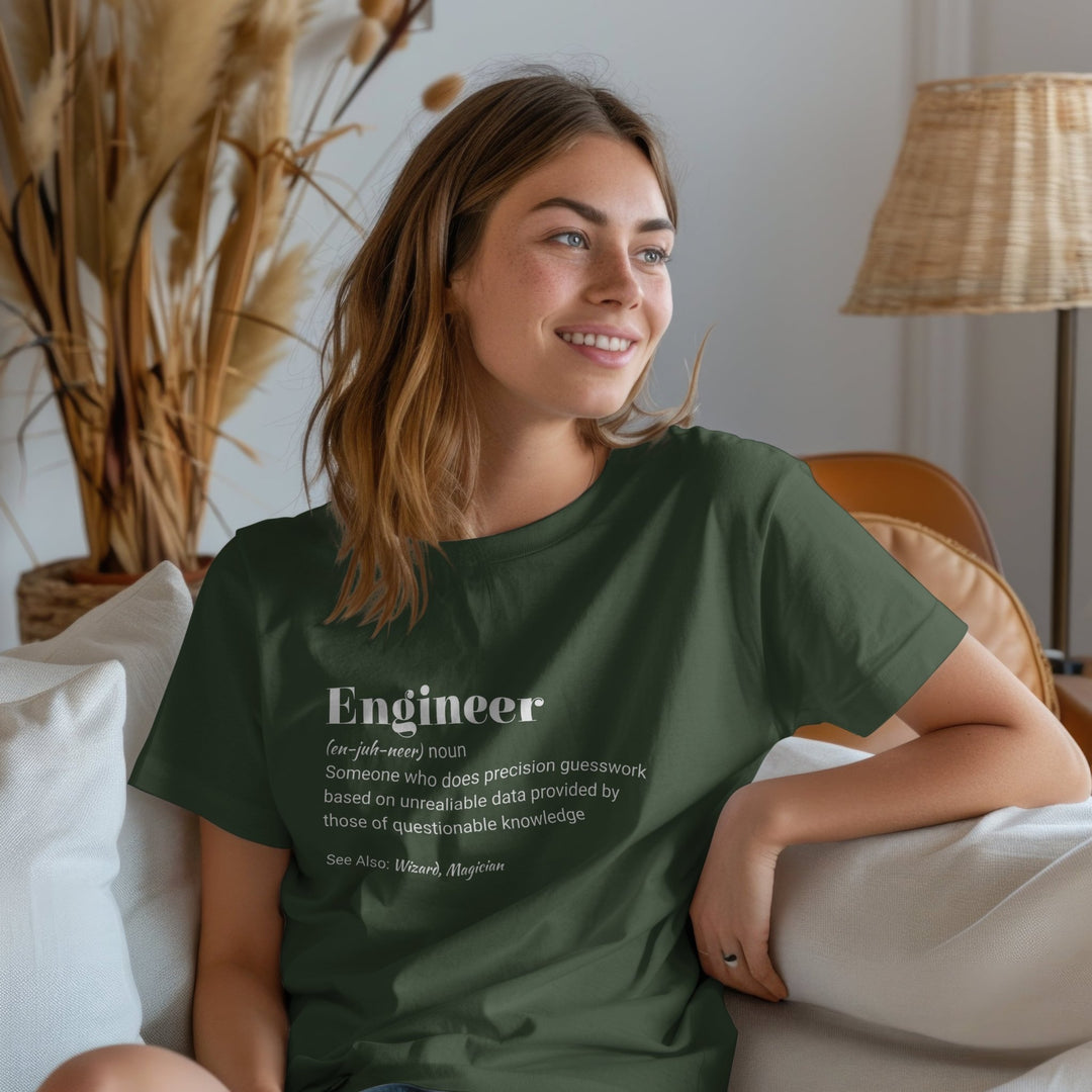 Engineer Unisex T - Shirt, Engineer Definition T - Shirt, Funny Unisex T - Shirt, Engineering Job Tee, Engineer Student T - Shirt, New Engineer Gift - Gifts Handmade