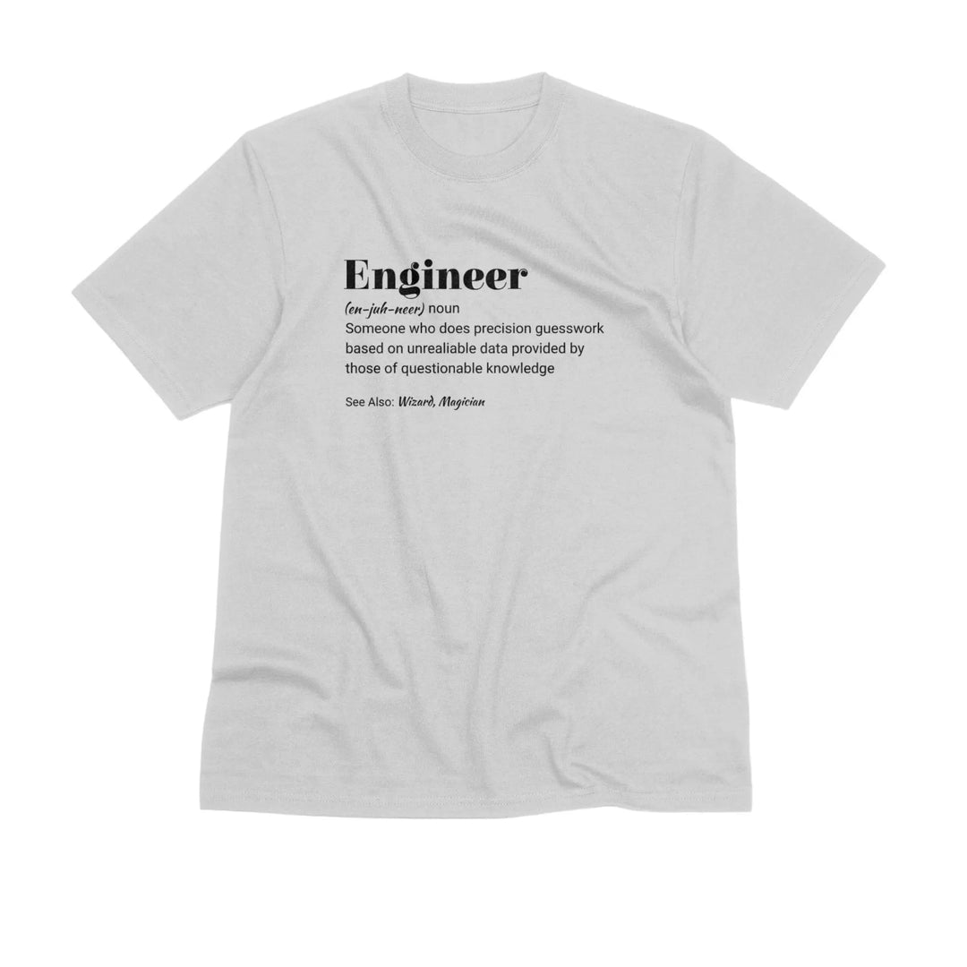 Engineer Unisex T-Shirt in Grey
