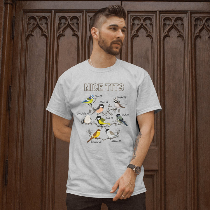 Funny Bird Nice Tits Unisex T - Shirt, Funny Bird Lovers Tee Shirt for Women, Funny Birdwatchers Shirt for Men, Funny Unisex Bird Lovers Gift - Gifts Handmade