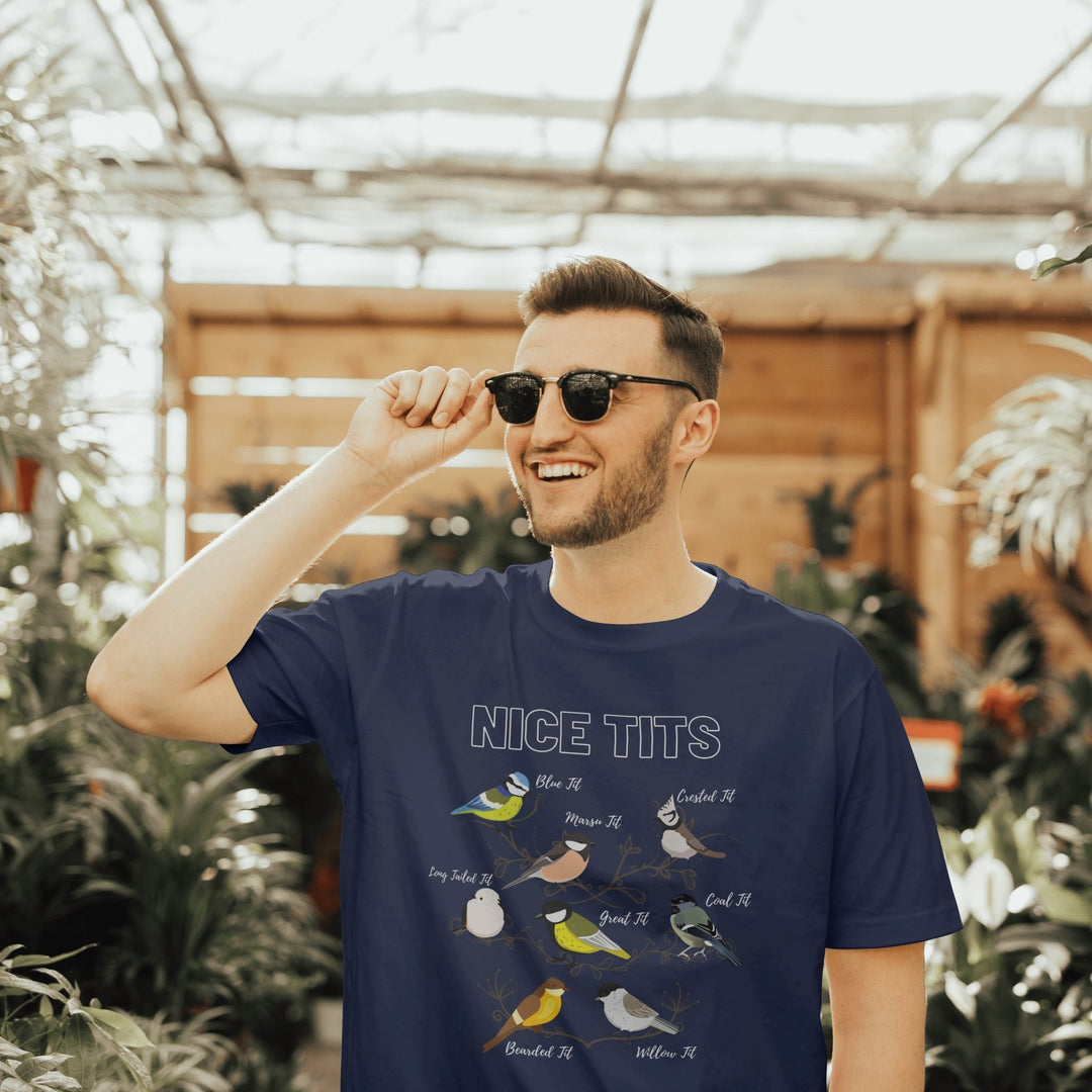 Funny Bird Nice Tits Unisex T - Shirt, Funny Bird Lovers Tee Shirt for Women, Funny Birdwatchers Shirt for Men, Funny Unisex Bird Lovers Gift - Gifts Handmade