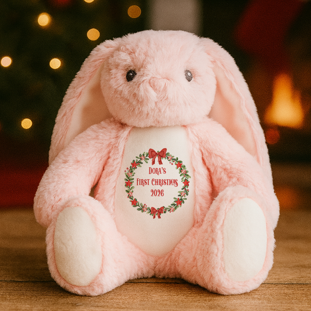 Personalisierter Weihnachtskranz Teddy