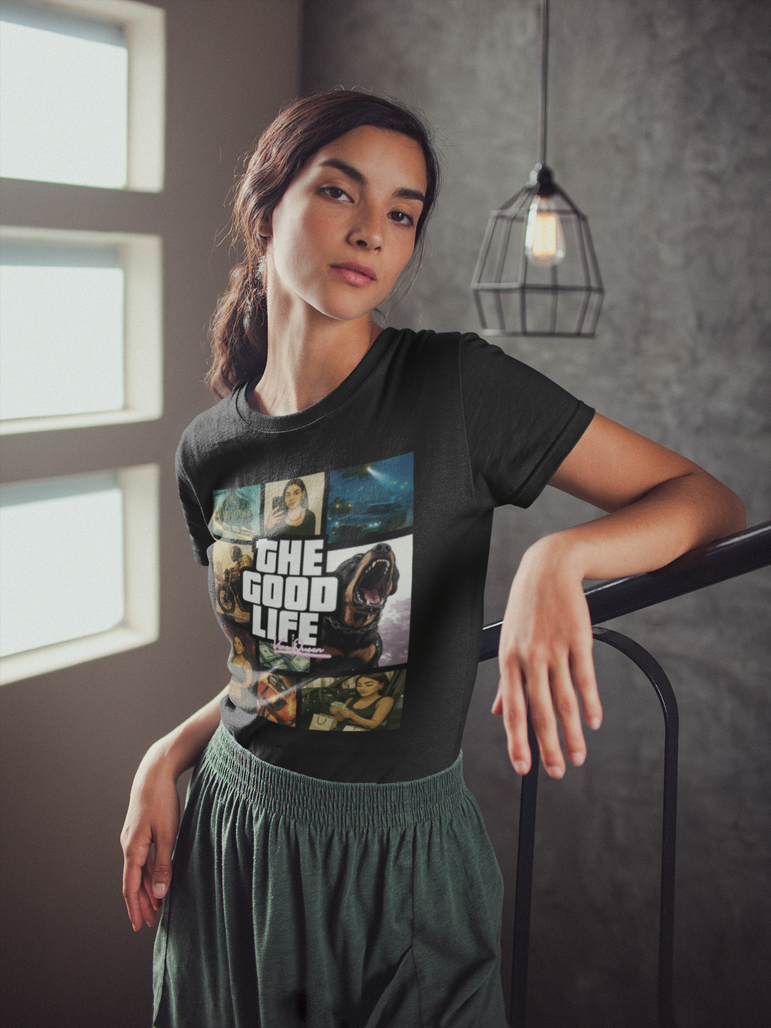 Personalised Vice Streets Collage T-Shirt