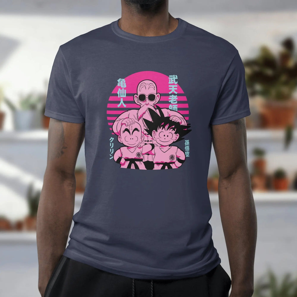 Goku Krillin Roshi - Dragon Ball Z T-Shirt - Gifts Handmade