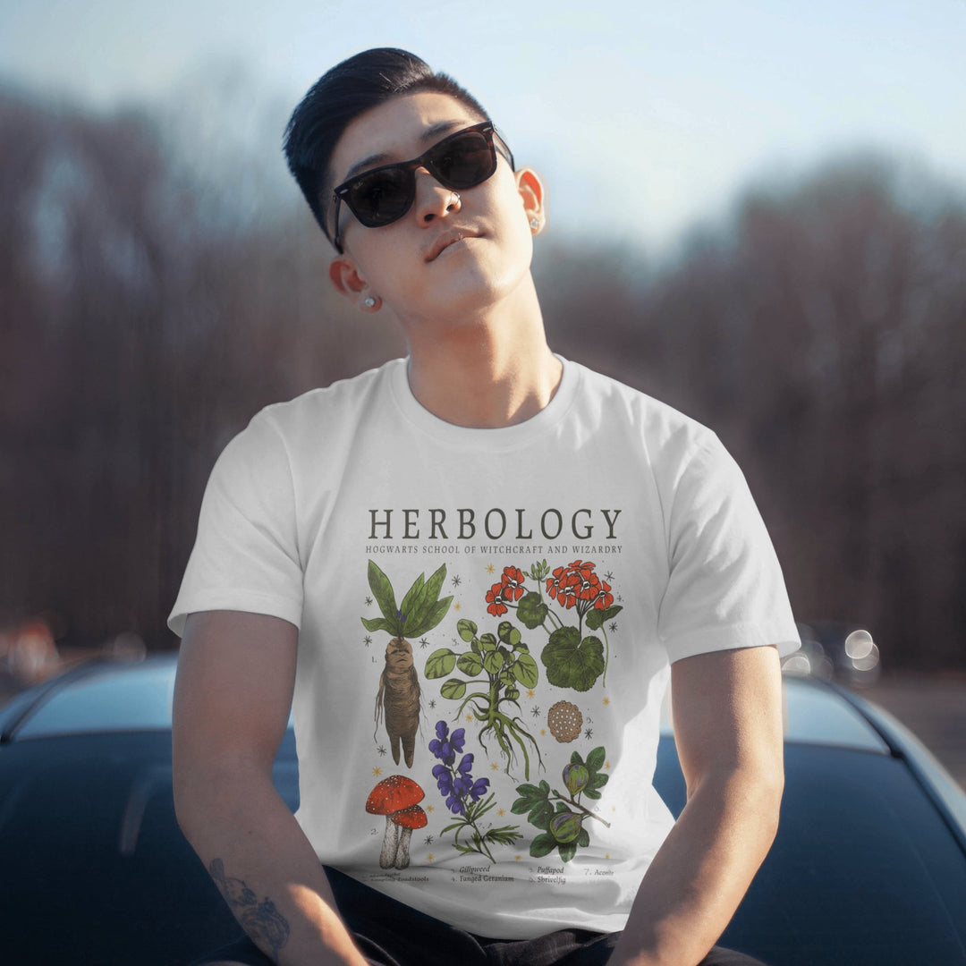 Herbology Plant T - Shirt - Plant Wizard Pottery Shirt - Magical Plant Lover Tee - Plant Lover Gift - Botanical Gardening Herbology Unisex T - Shirt - Gifts Handmade