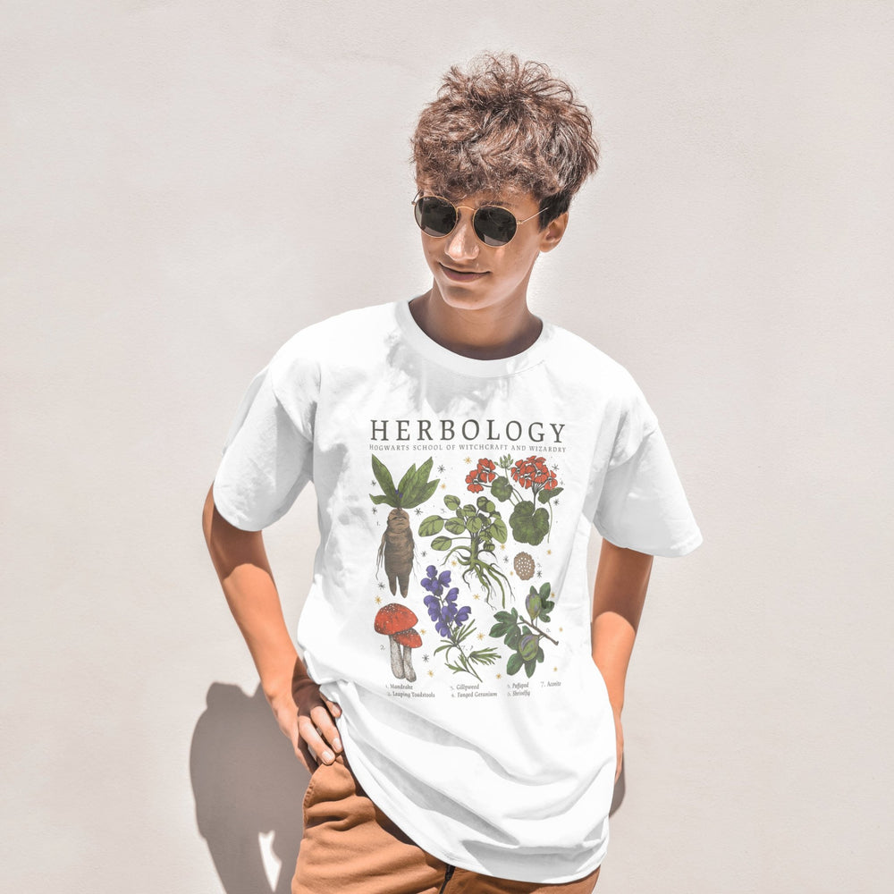 Herbology Plant T - Shirt - Plant Wizard Pottery Shirt - Magical Plant Lover Tee - Plant Lover Gift - Botanical Gardening Herbology Unisex T - Shirt - Gifts Handmade