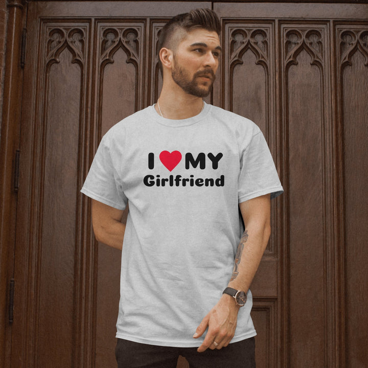 I Heart My Girlfriend Boyfriend Unisex T - Shirt - Matching Couple Valentines T - Shirt - I Love My Girlfriend T - shirt - I Love My Boyfriend Shirt - Gifts Handmade