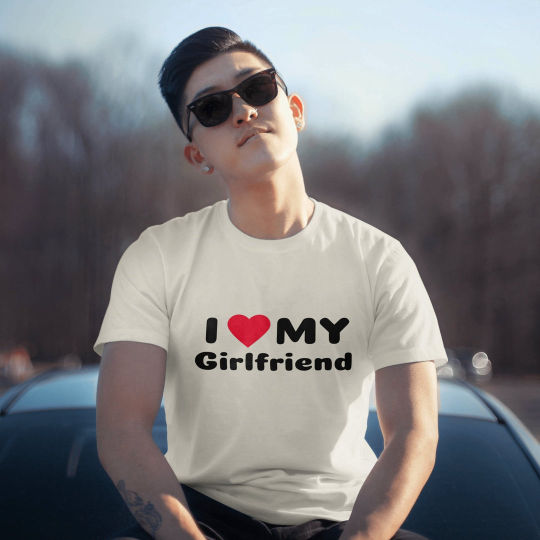 I Heart My Girlfriend Boyfriend Unisex T - Shirt - Matching Couple Valentines T - Shirt - I Love My Girlfriend T - shirt - I Love My Boyfriend Shirt - Gifts Handmade