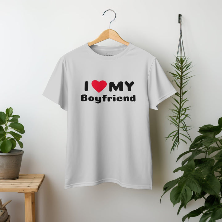 I Heart My Girlfriend Boyfriend Unisex T - Shirt - Matching Couple Valentines T - Shirt - I Love My Girlfriend T - shirt - I Love My Boyfriend Shirt - Gifts Handmade