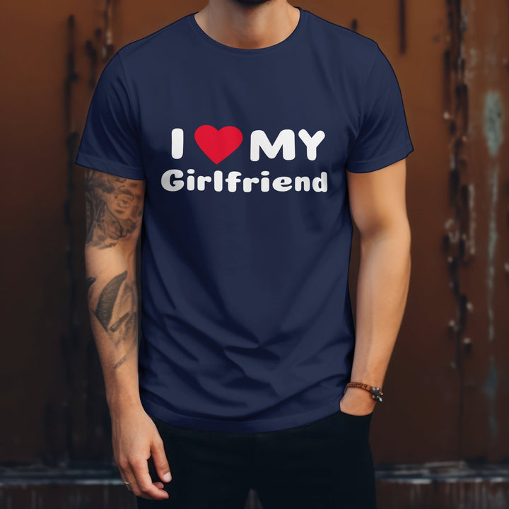 I Heart My Girlfriend Boyfriend Unisex T - Shirt - Matching Couple Valentines T - Shirt - I Love My Girlfriend T - shirt - I Love My Boyfriend Shirt - Gifts Handmade