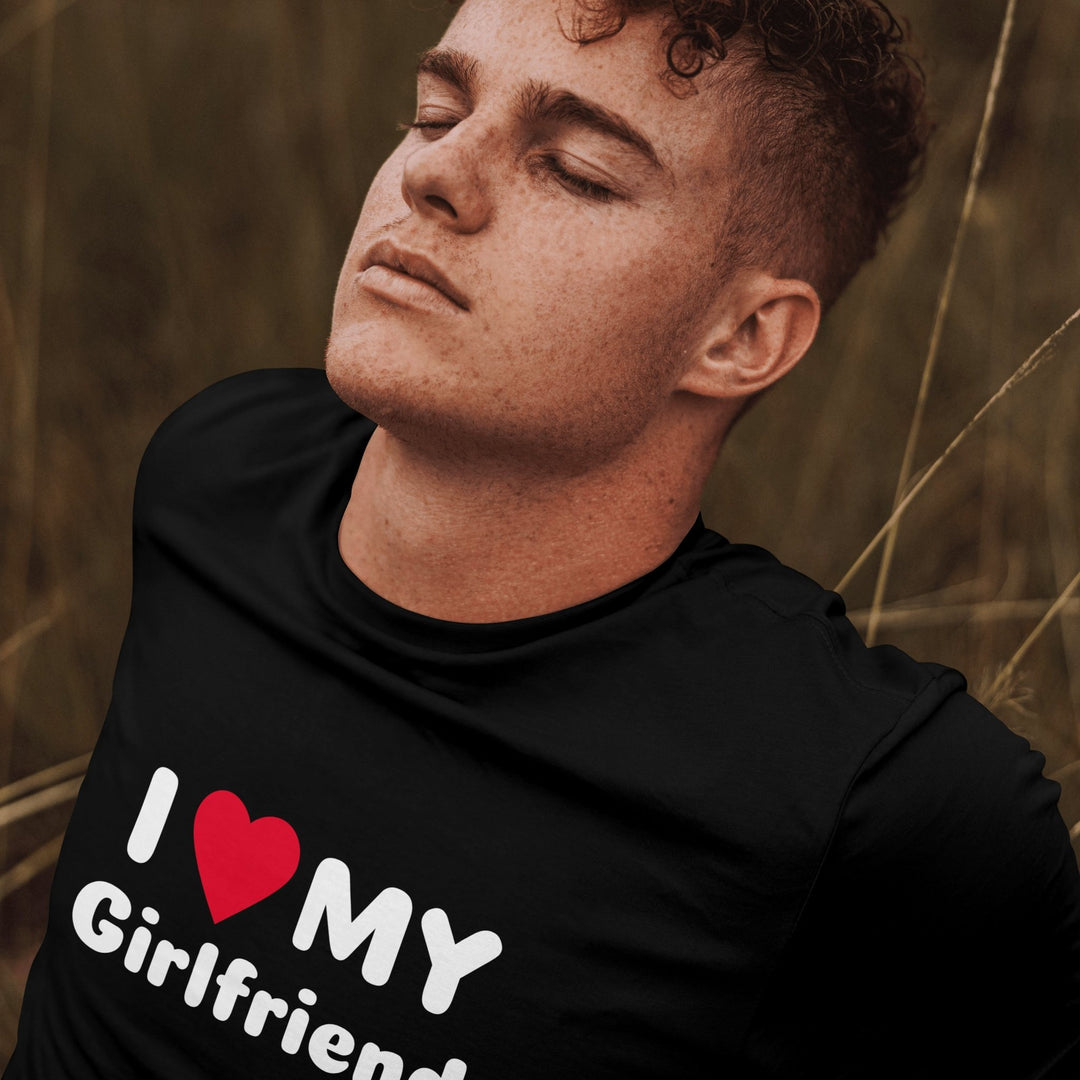 I Heart My Girlfriend Boyfriend Unisex T - Shirt - Matching Couple Valentines T - Shirt - I Love My Girlfriend T - shirt - I Love My Boyfriend Shirt - Gifts Handmade