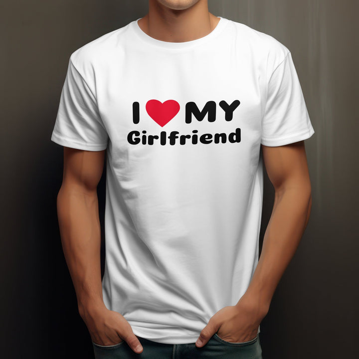 I Heart My Girlfriend Boyfriend Unisex T - Shirt - Matching Couple Valentines T - Shirt - I Love My Girlfriend T - shirt - I Love My Boyfriend Shirt - Gifts Handmade