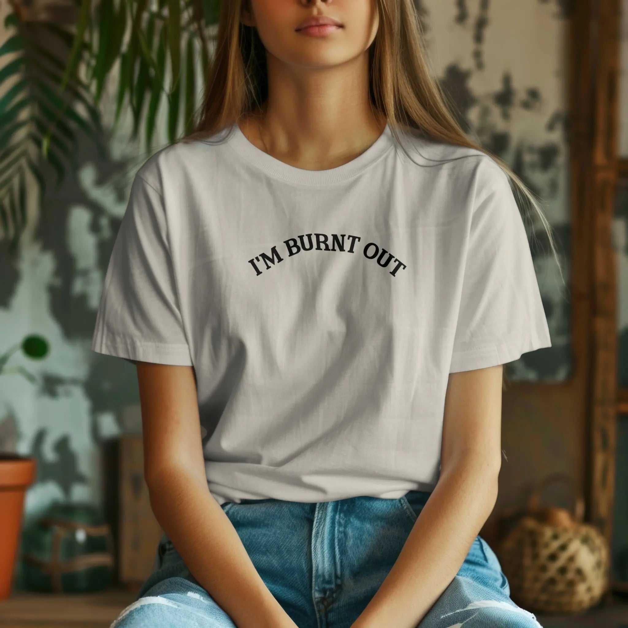 I m Burn Out But Optimistic Unisex T Shirt Funny Quotes Shirt Sarcastic Sayings Tee Humorous Trending Tee Shirt Funny Meme Adult T Shirt