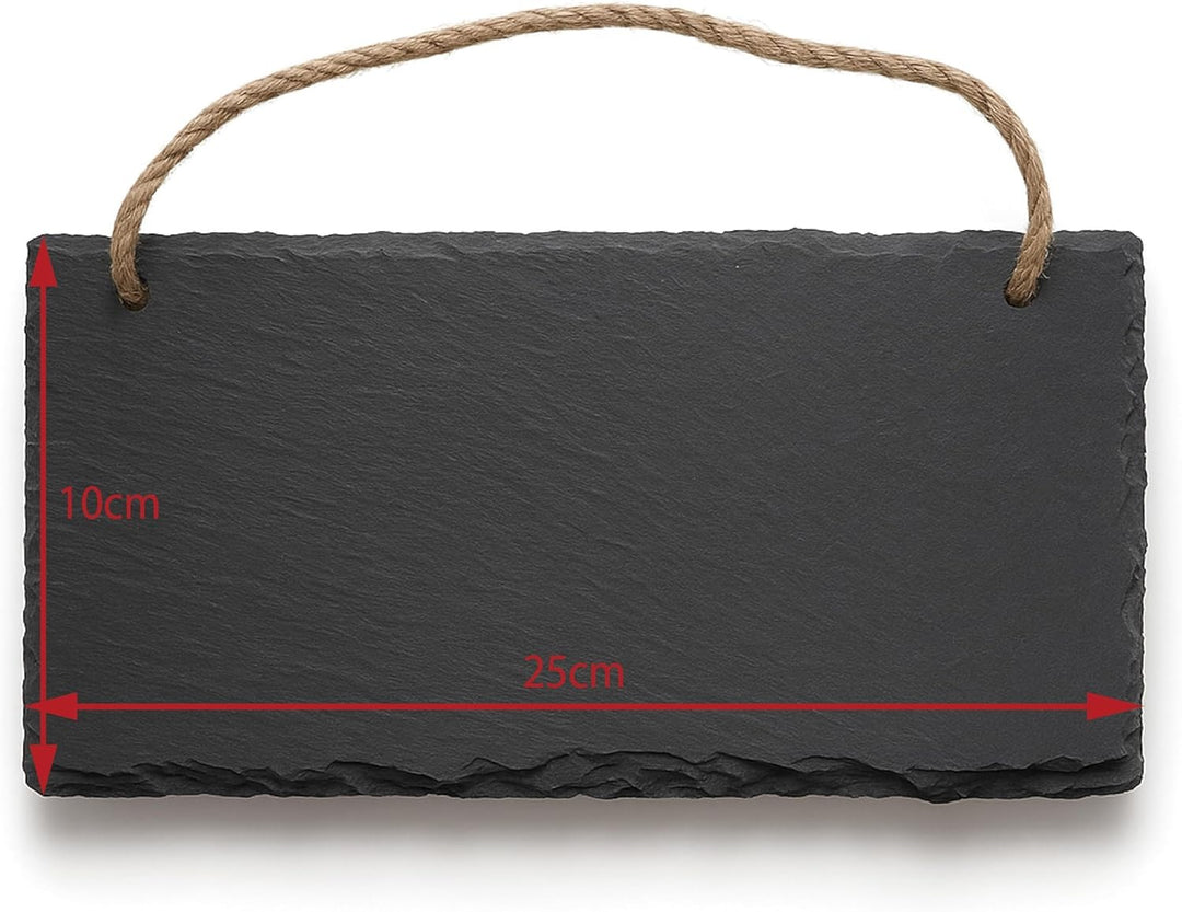 Personalised Slate Garden Sign 25x10cm