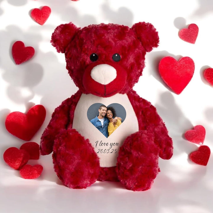 Personalisierter Tauf-/Tauf-Kleinkreuz-Teddy