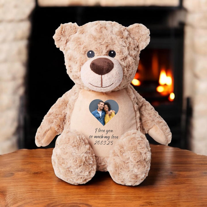 Personalisierter Tauf-/Tauf-Kleinkreuz-Teddy