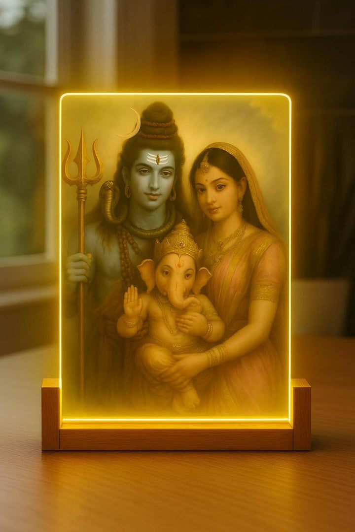 Personalised A5 Full Photo Acrylic Plaque - Powered by USB