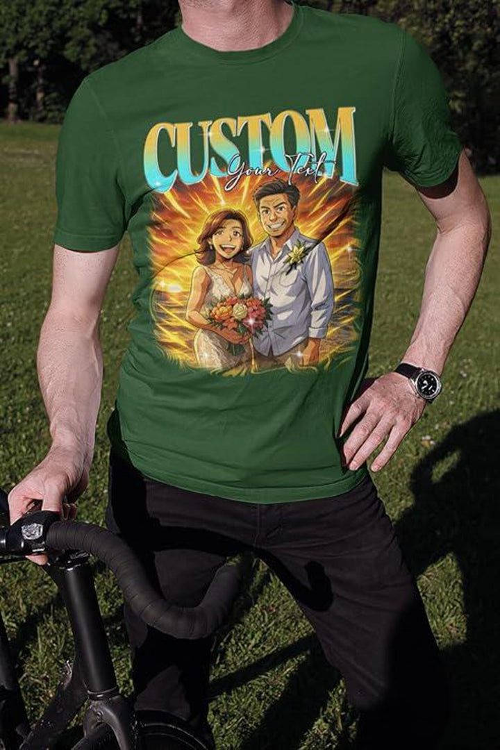 Personalised Anime Picture Bootleg T-Shirt