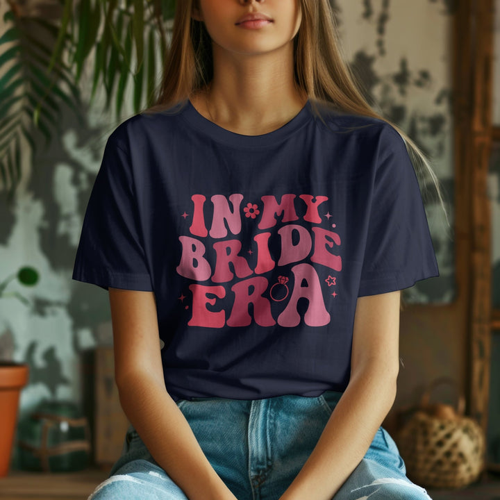 In My Bride Era Unisex T - Shirt, Bridal Shower Gift for Bride, Wedding Gift for New Bride, Engagement Tee for Bride, Bachelorette Party Shirt - Gifts Handmade