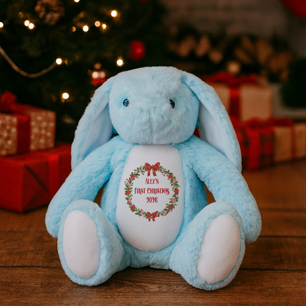 Personalisierter Weihnachtskranz Teddy