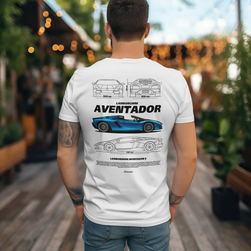 Lamborghini Aventador S Unisex T-Shirt Gifts Handmade UK