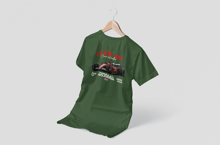 Lewis Hamilton Ferrari Scuderia V2 - Formula 1 Unisex T-Shirt