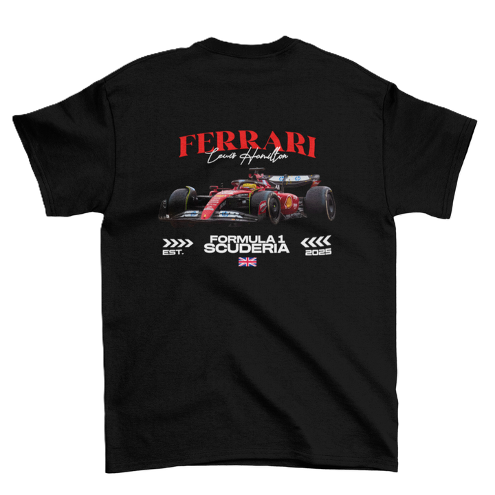 Lewis Hamilton Ferrari Scuderia V2 - Formula 1 Unisex T-Shirt