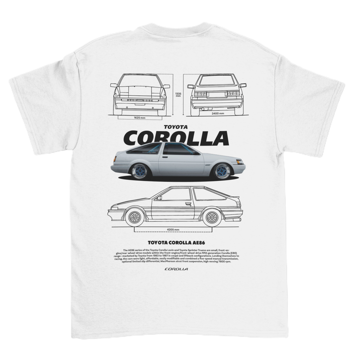 Toyota Corolla AE86 v2 Unisex T-Shirt