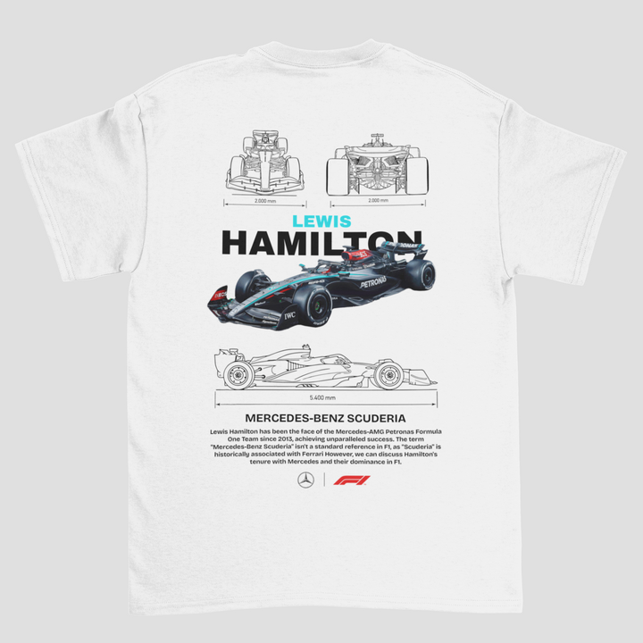 Lewis Hamilton Mercedes-AMG F1 W15 E - Formula 1 Unisex T-Shirt