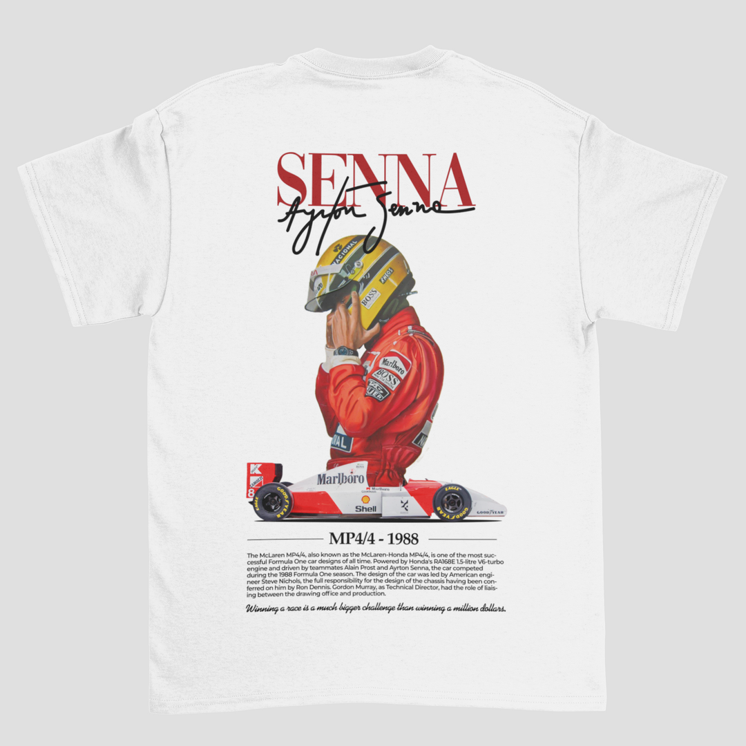 Ayrton Senna McLaren MP4/4 v2 - Formula 1 Unisex T-Shirt