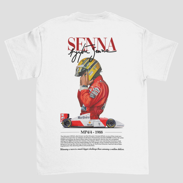 Ayrton Senna McLaren MP4/4 v2 - Formula 1 Unisex T-Shirt