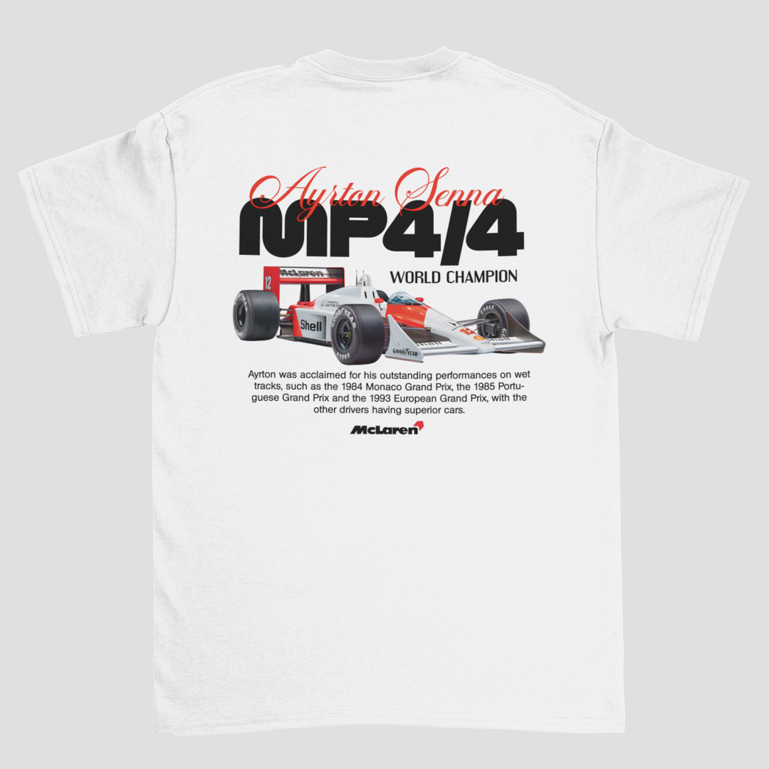 Ayrton Senna McLaren MP4/4 - Formula 1 Unisex T-Shirt