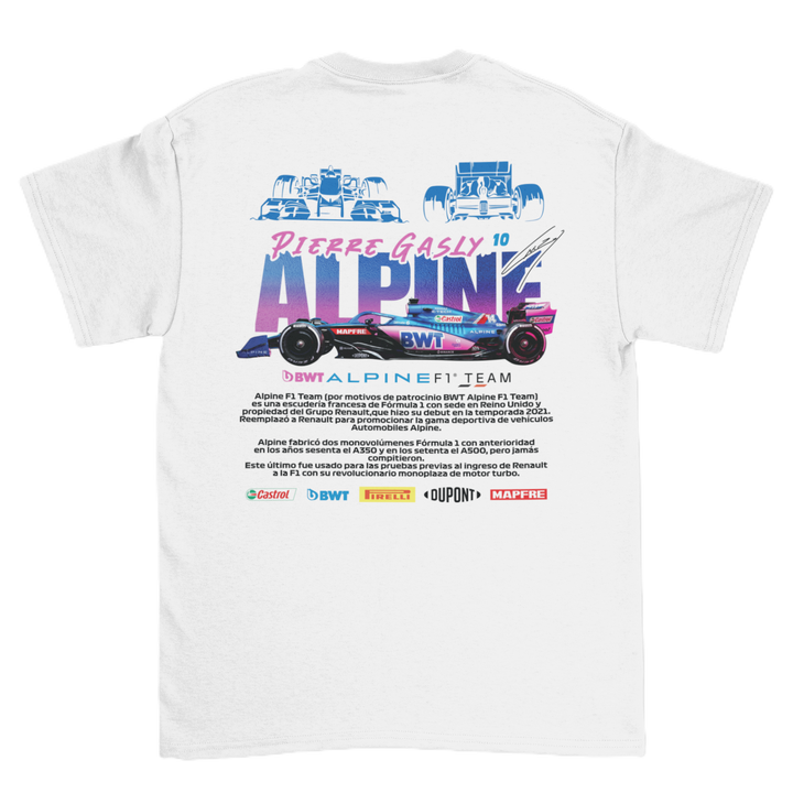 Alpine F1 Team Pierre Gasly Unisex T-Shirt
