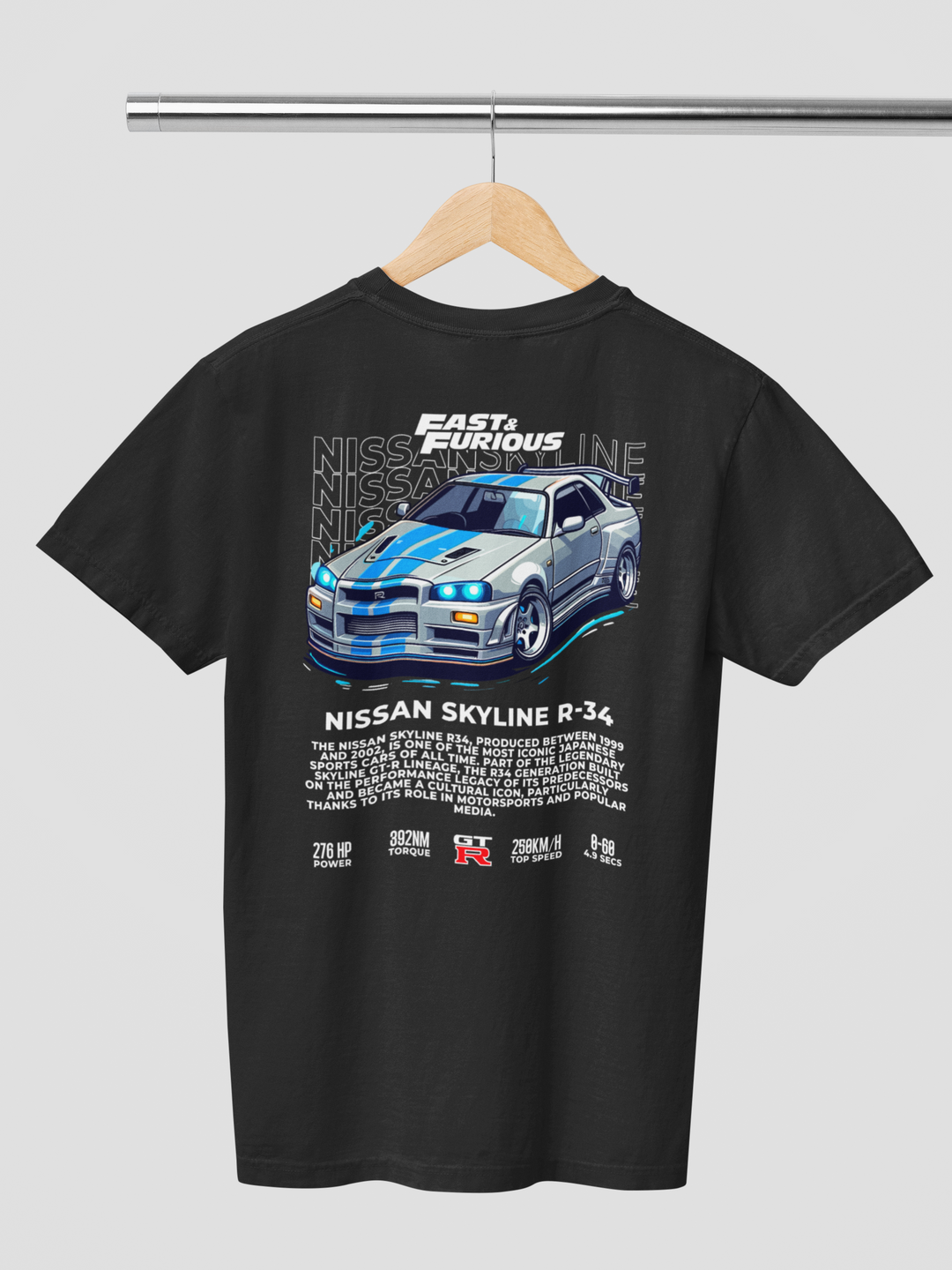 Nissan Skyline R34 Fast & Furious Unisex T-Shirt