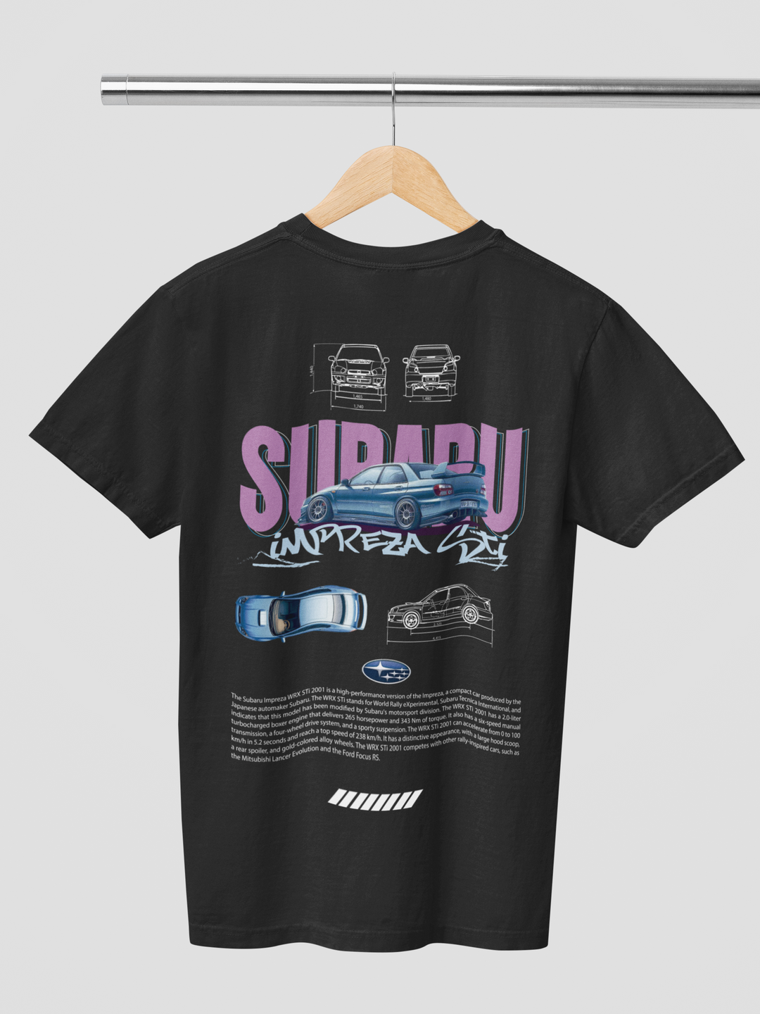Subaru Impreza WRX STI v2 Unisex T-Shirt