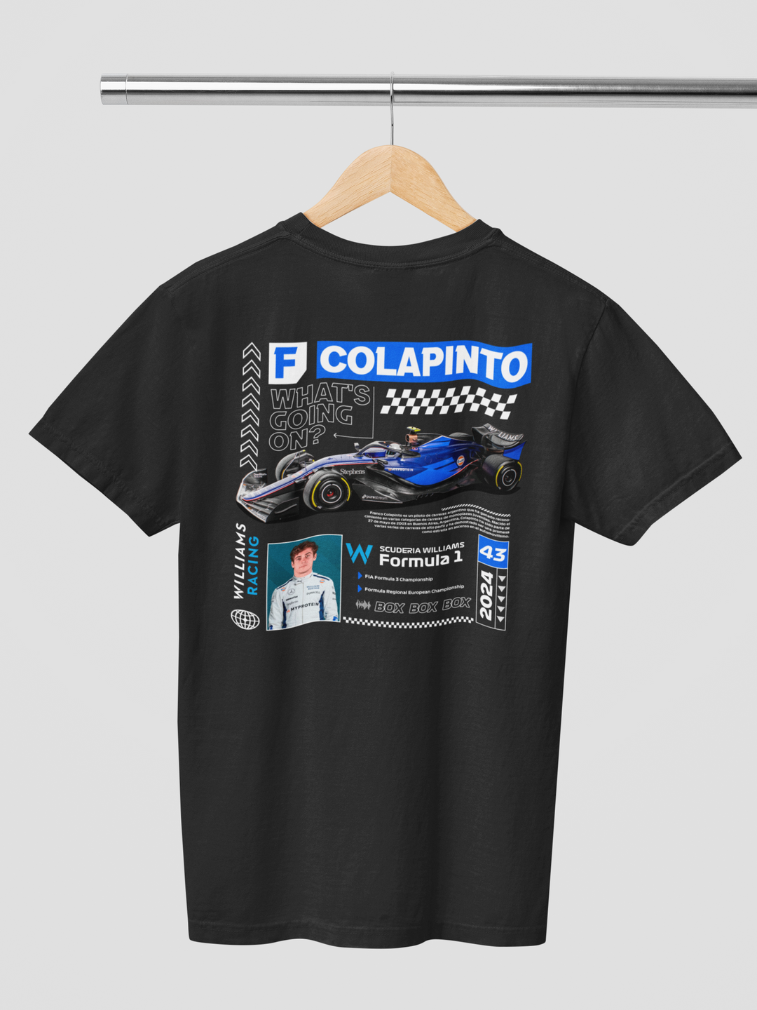 Franco Colapinto v3- Formula 1 Unisex T-Shirt