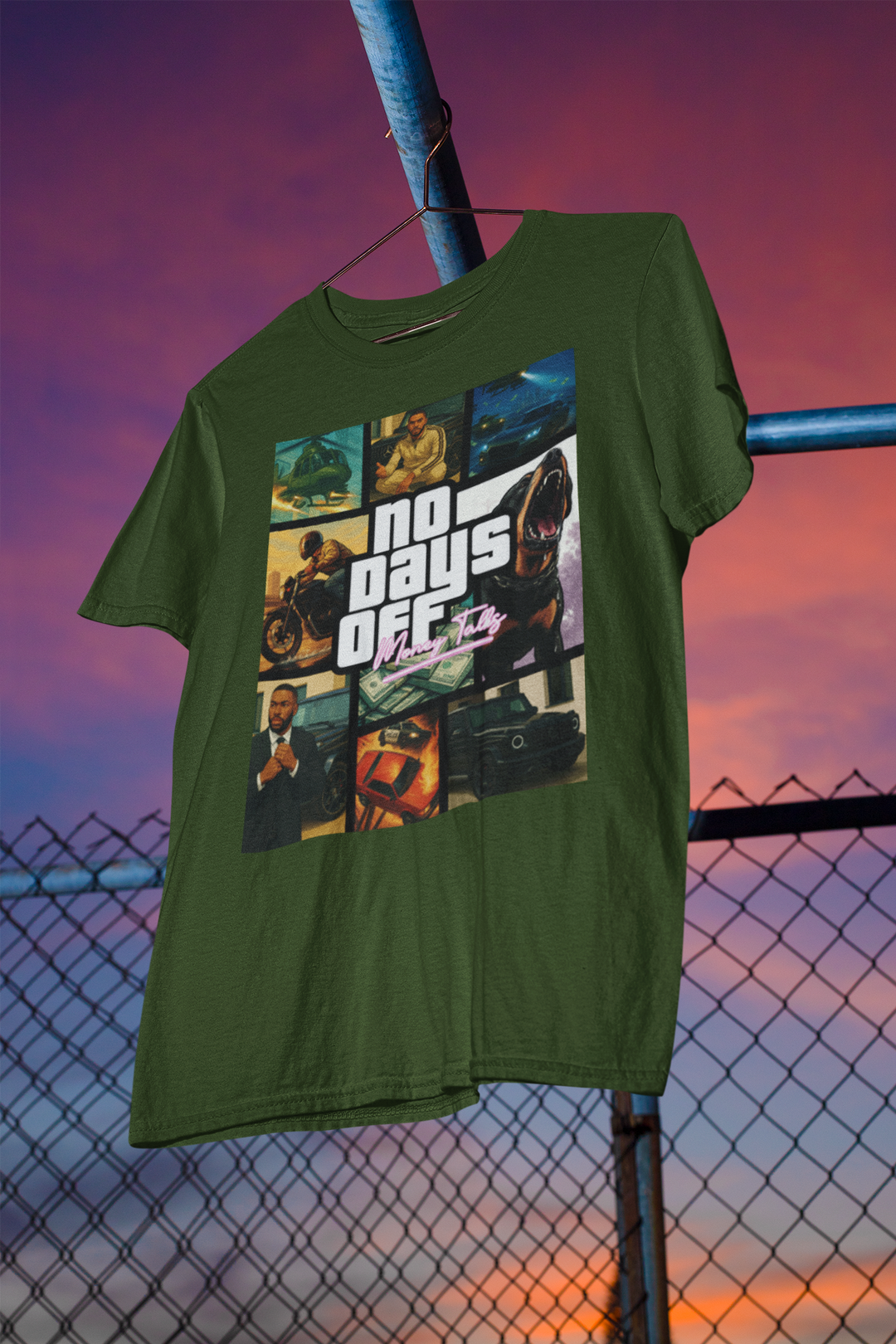 Personalised Vice Streets Collage T-Shirt