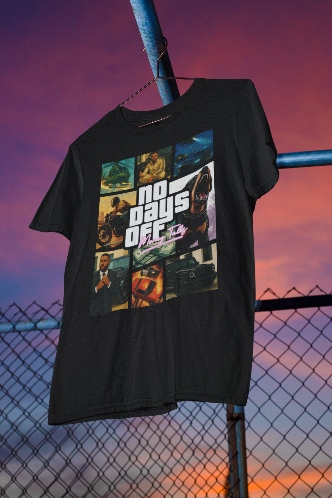 Personalised Vice Streets Collage T-Shirt