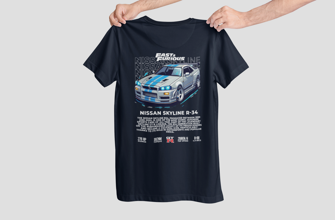 Nissan Skyline R34 Fast & Furious Unisex T-Shirt