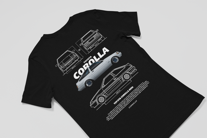 Toyota Corolla AE86 v2 Unisex T-Shirt